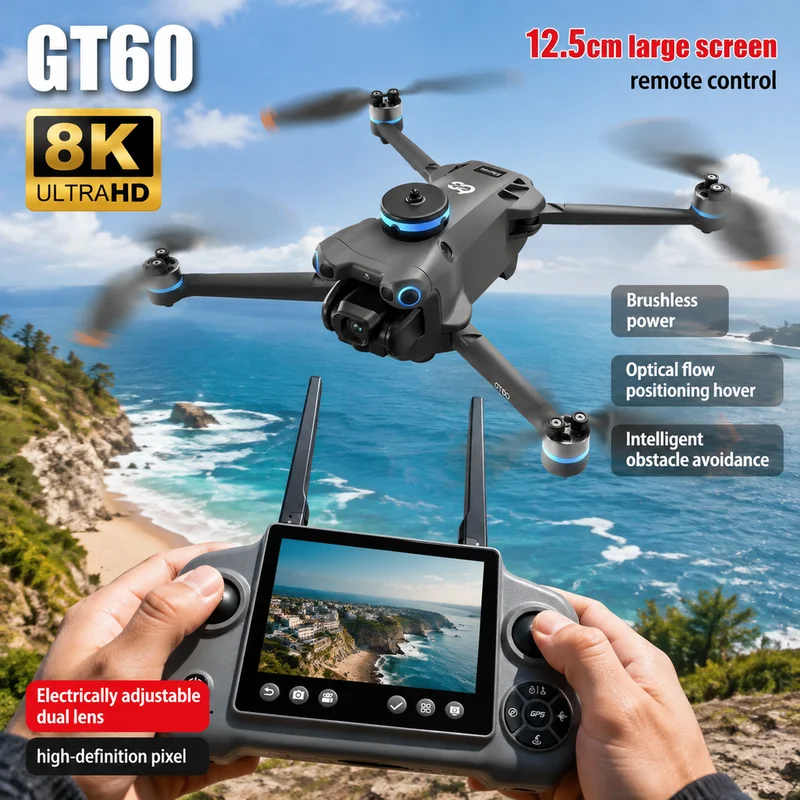 NEW GT60 Mini Drone Dual Camer - Drone Camera Mount 评论和价格