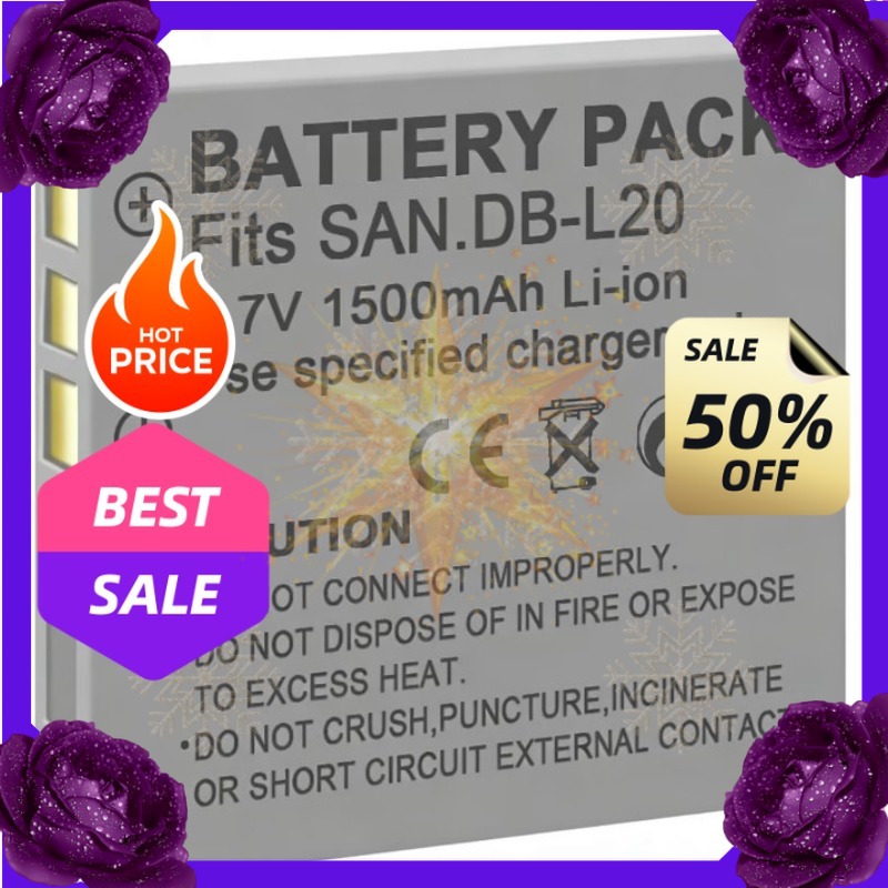 SWZY 3.7V 1500mah DB-L20 Batte - Drone Camera Action 评论和价格