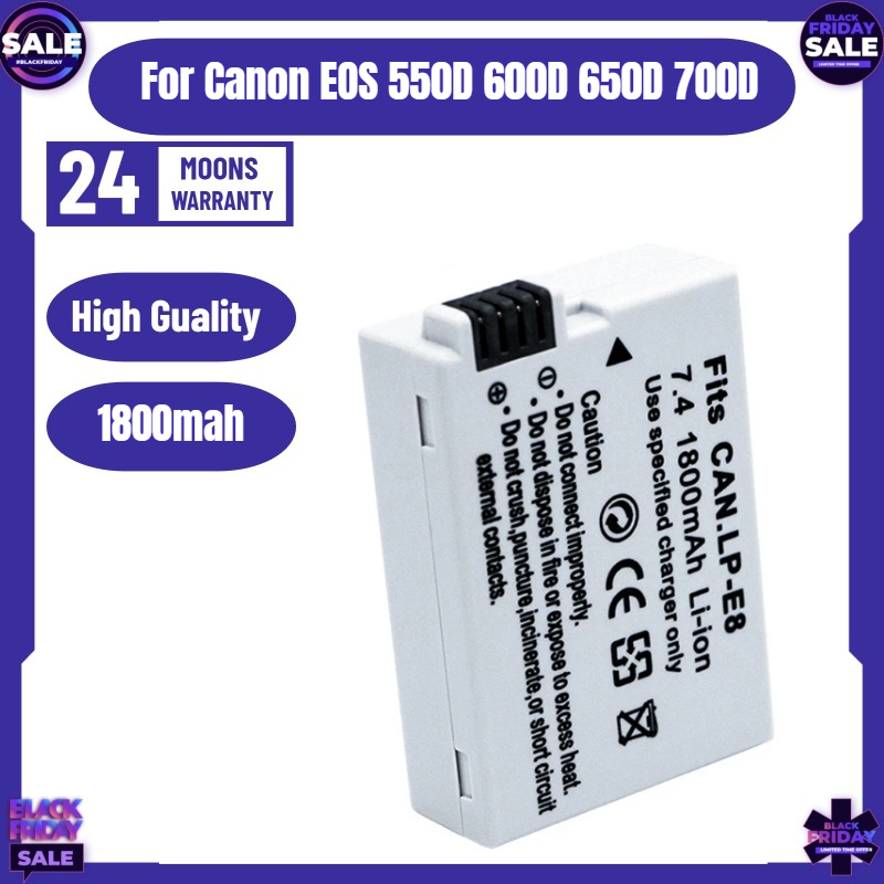 New LP-E8 Camera Battery for C - Drone Camera Action 评论和价格