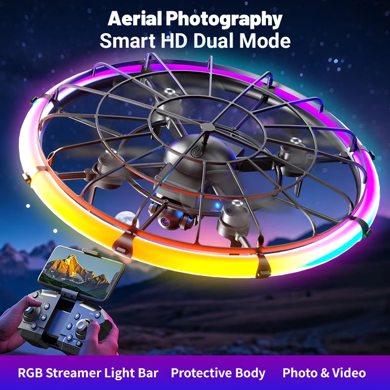 JJRC H145 UFO RC Drone with Du - Drone Camera Mount 评论和价格