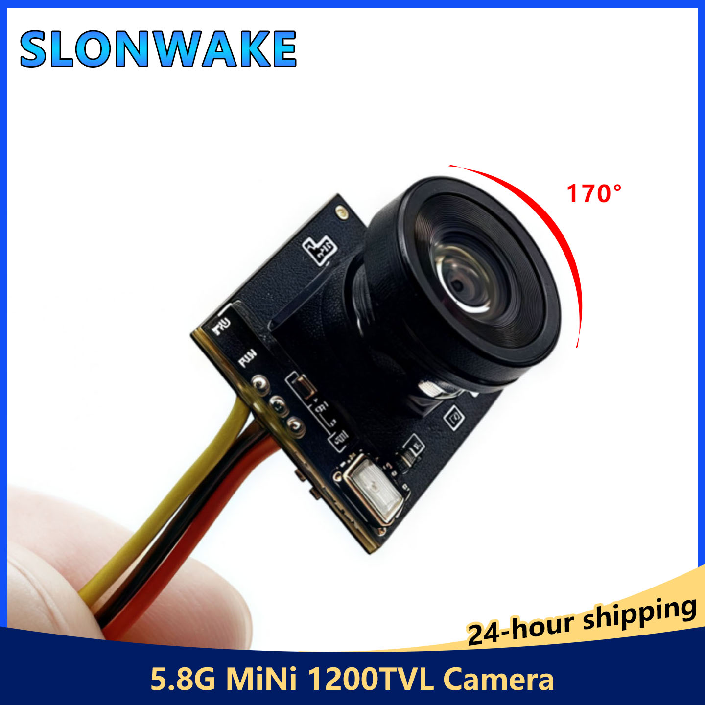 SLONWAKE Ultra Mini 5.8G FPV C - Drone Camera Wide Angle 评论和价格
